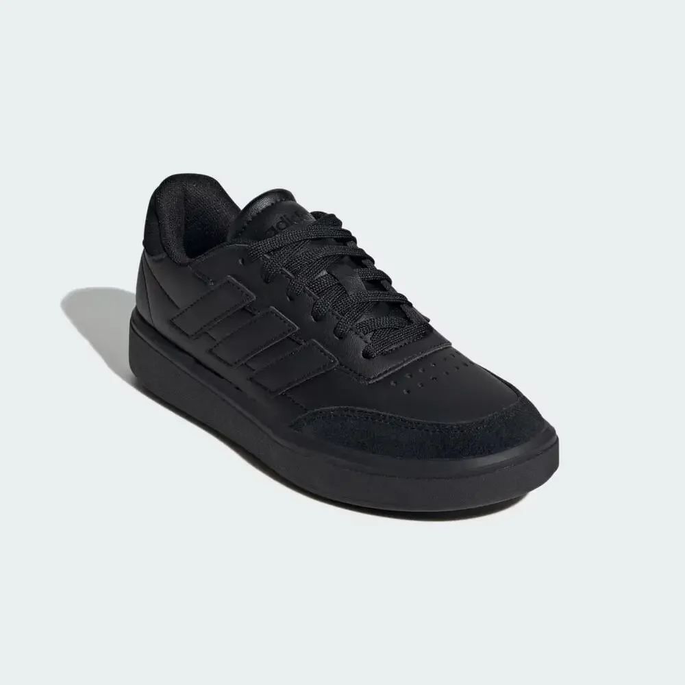 Adidas Courtblock ID6502 Sneakers Kids US 5.5 Black Low Top Comfort Shoes VER212